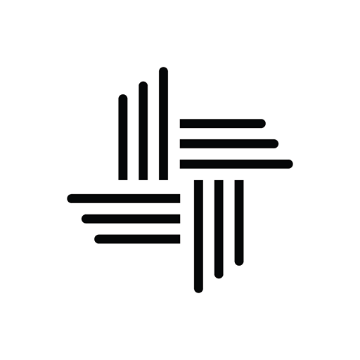 logo les 4 éléments noir et blanc